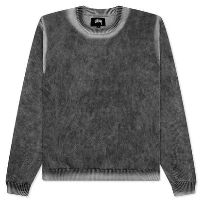 Faded Cotton Crew Black