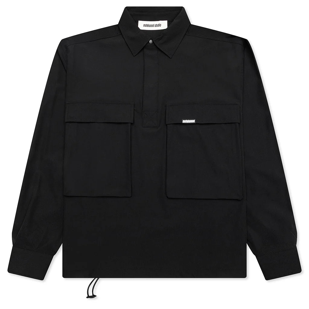 Ripstop Overshirt Black