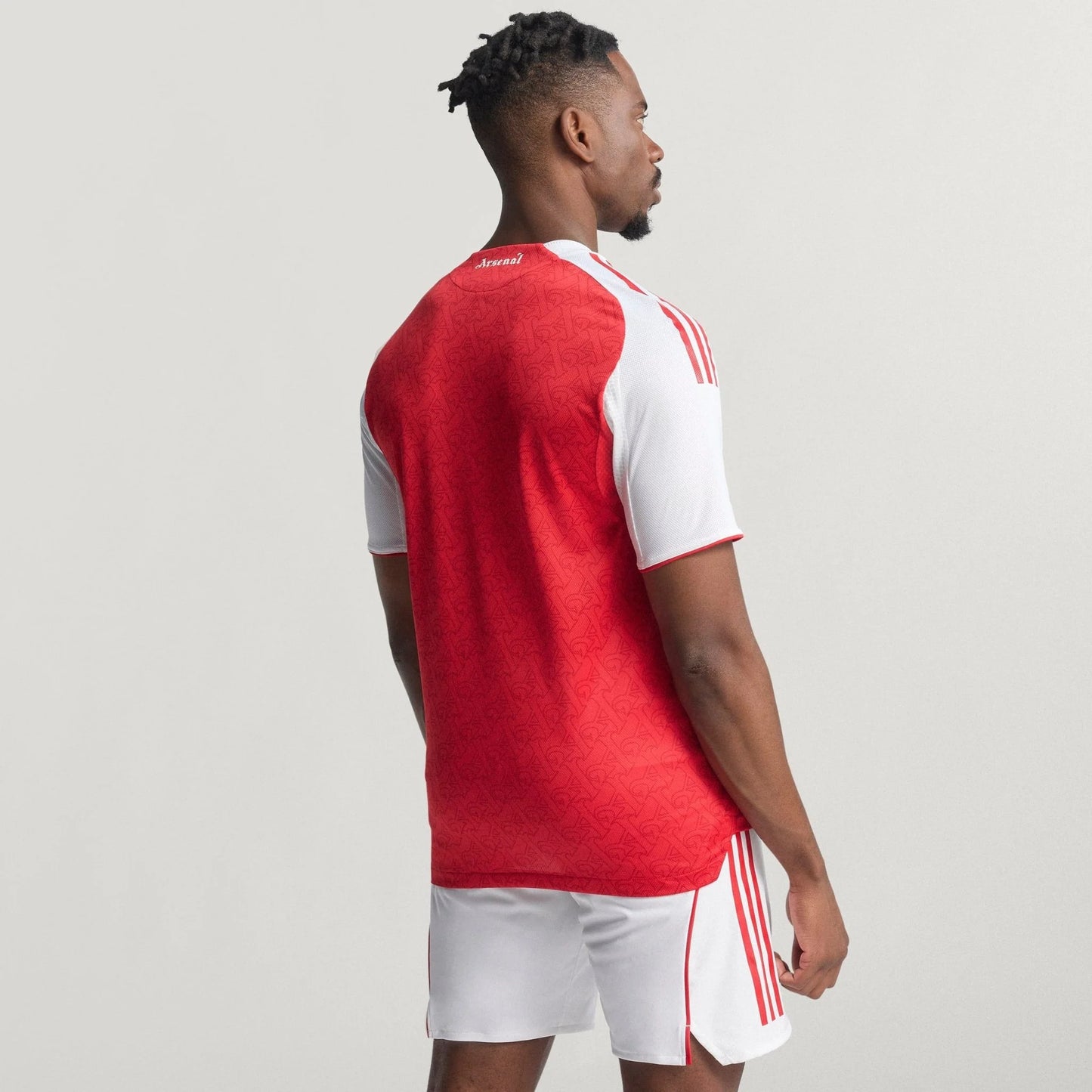 adidas Mens Arsenal Home Authentic Jersey 25 26 Scarlet White
