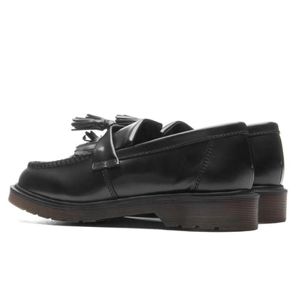 Adrian Smooth Leather Tassel Loafer Black