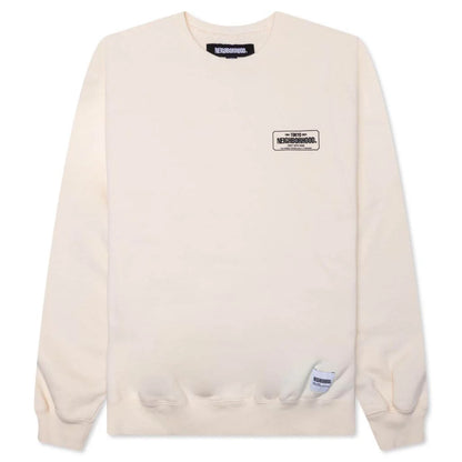 Classic Sweat L S Shirt Ivory