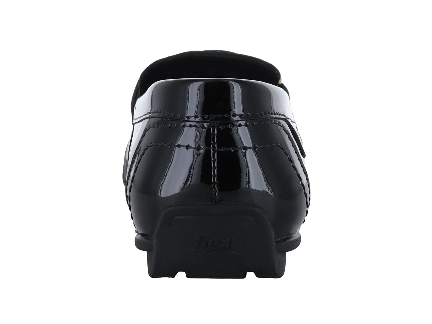 Zapatos Mocasines Flexi Negros para Mujer