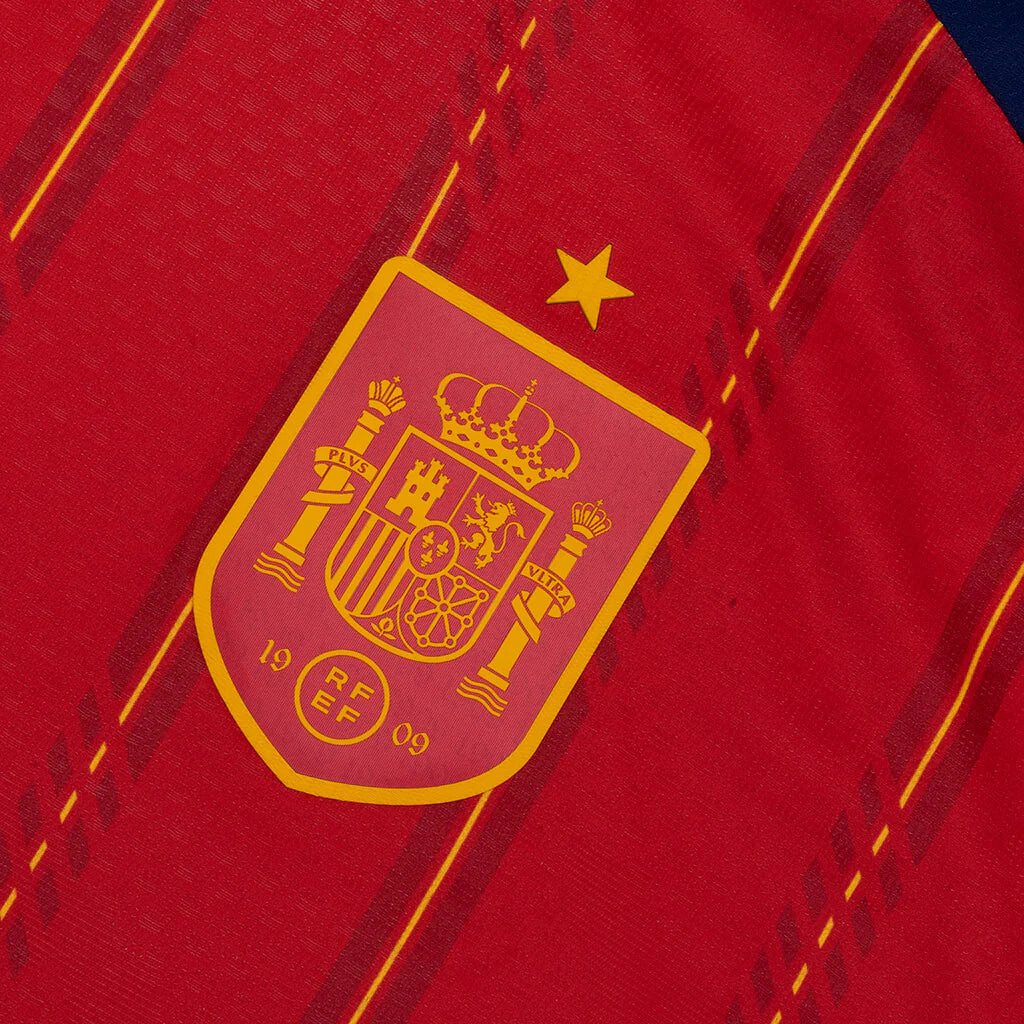Spain 26 Home Authentic Jersey Red
