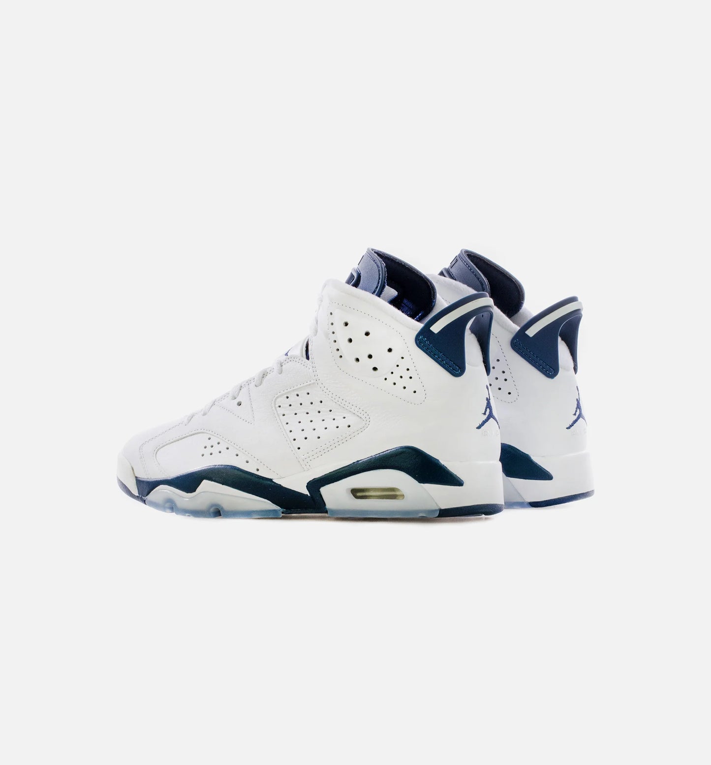 Air Jordan 6 Midnight Navy Mens Lifestyle Shoe White Navy Free Shipping
