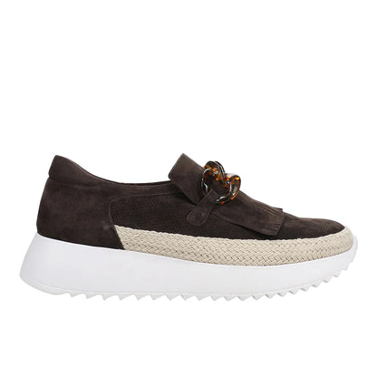 Qerene Perforated Slip On Sneakers