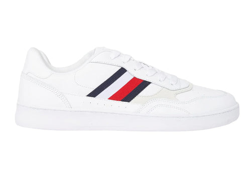 Tenis Tommy Hilfiger Court Cupsole Retro Blancos para Hombre