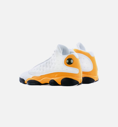 Air Jordan 13 Retro Del Sol Grade School Lifestyle Shoe White Yellow