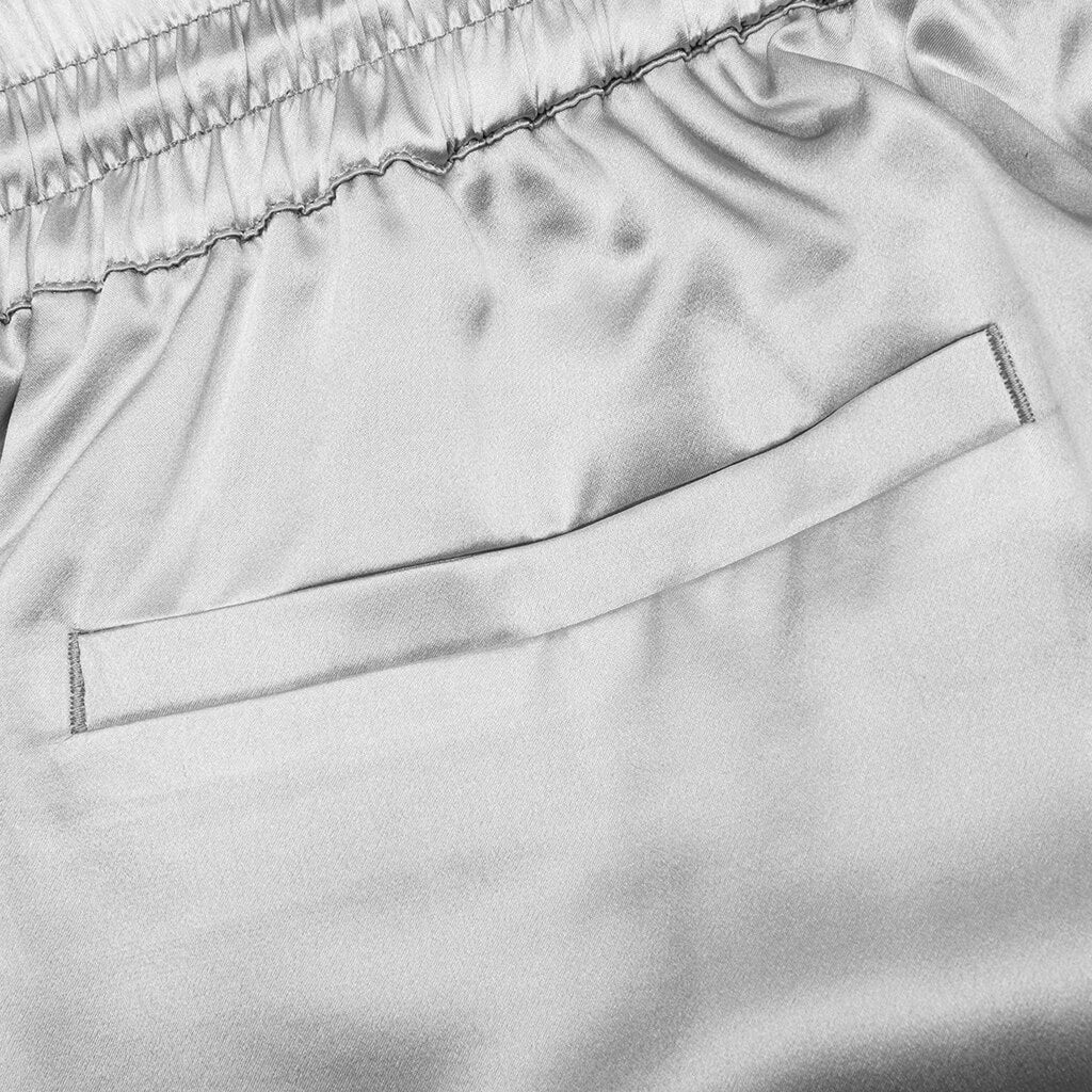 Jean Silk Short Silver