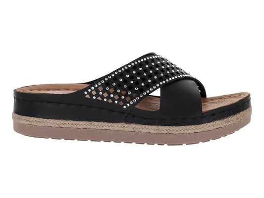 Sandalias Flexmas Negro para Mujer