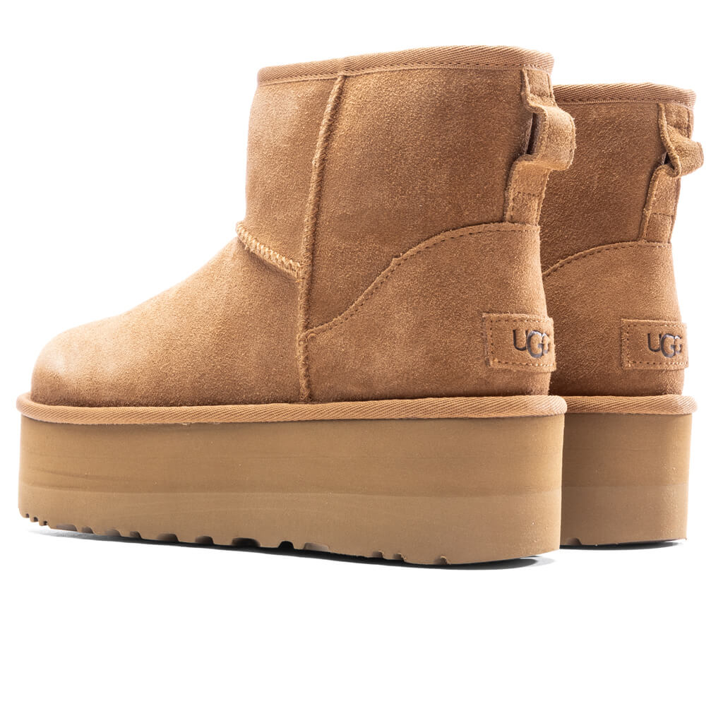 Womens Classic Mini Platform Boot Chestnut
