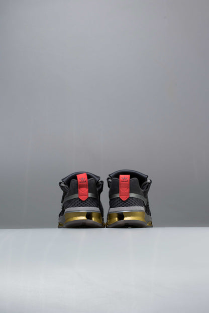 Twinstrike A D Mens Shoe Grey Black Red Gold