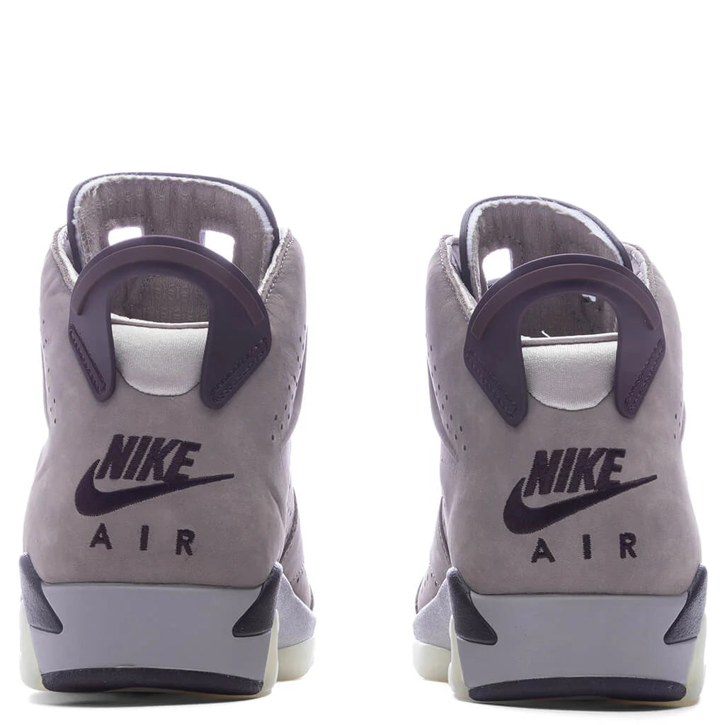 A Ma Maniére x Air Jordan 6 Retro Smokey Mauve Vapor Mauve Burgundy Ash Fossil Stone