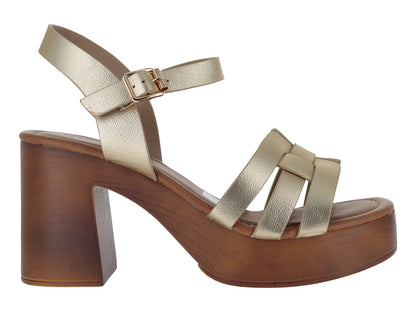 Sandalias ROZE Color Gold para Mujer