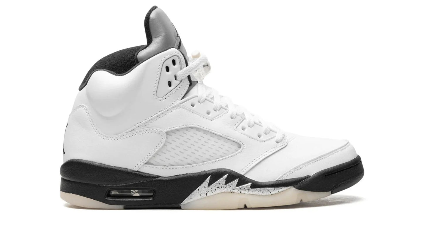Air Jordan 5 White Black