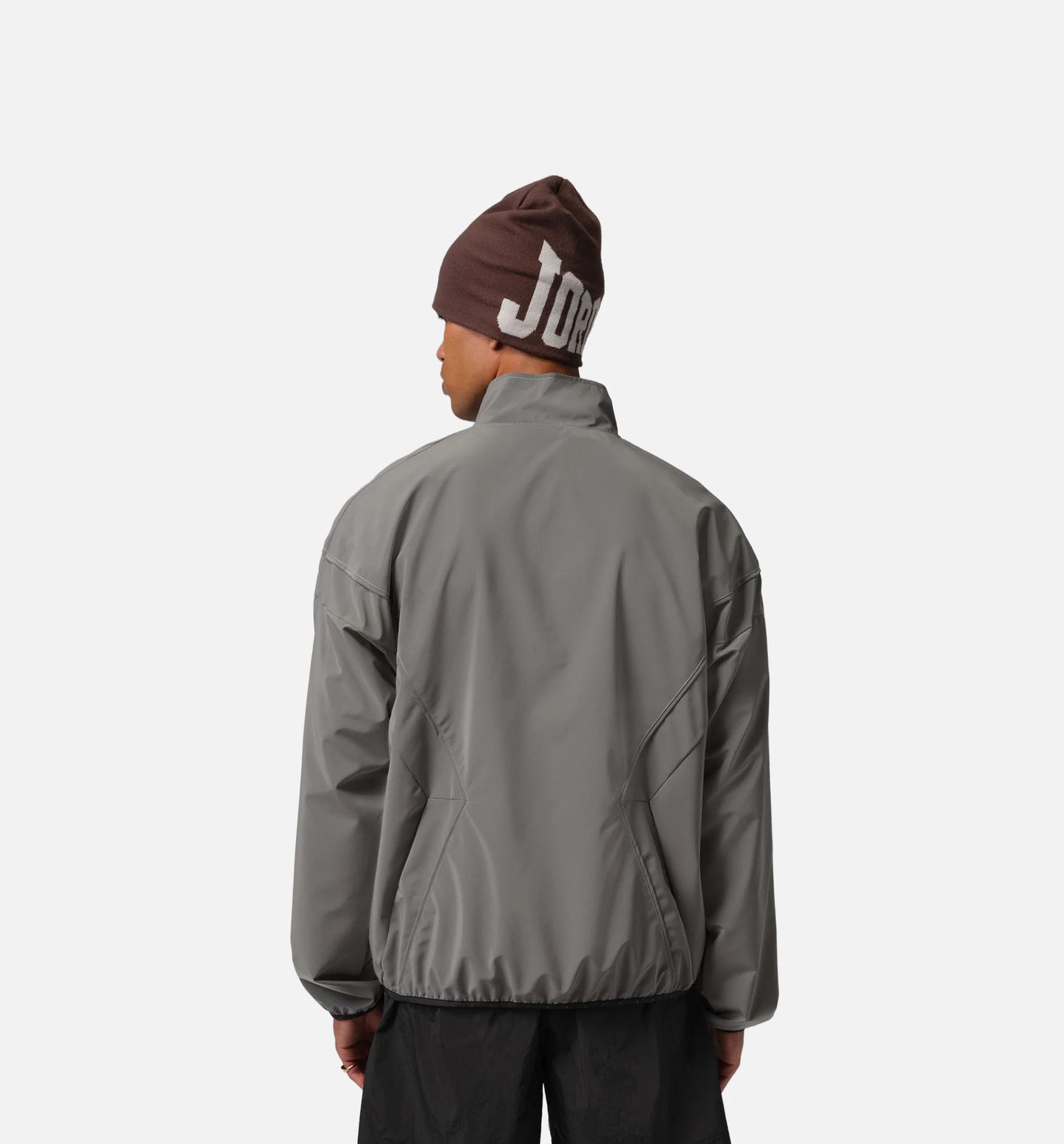 Brooklyn Hike Mike Reflective Draft Zip Up Mens Jacket Silver