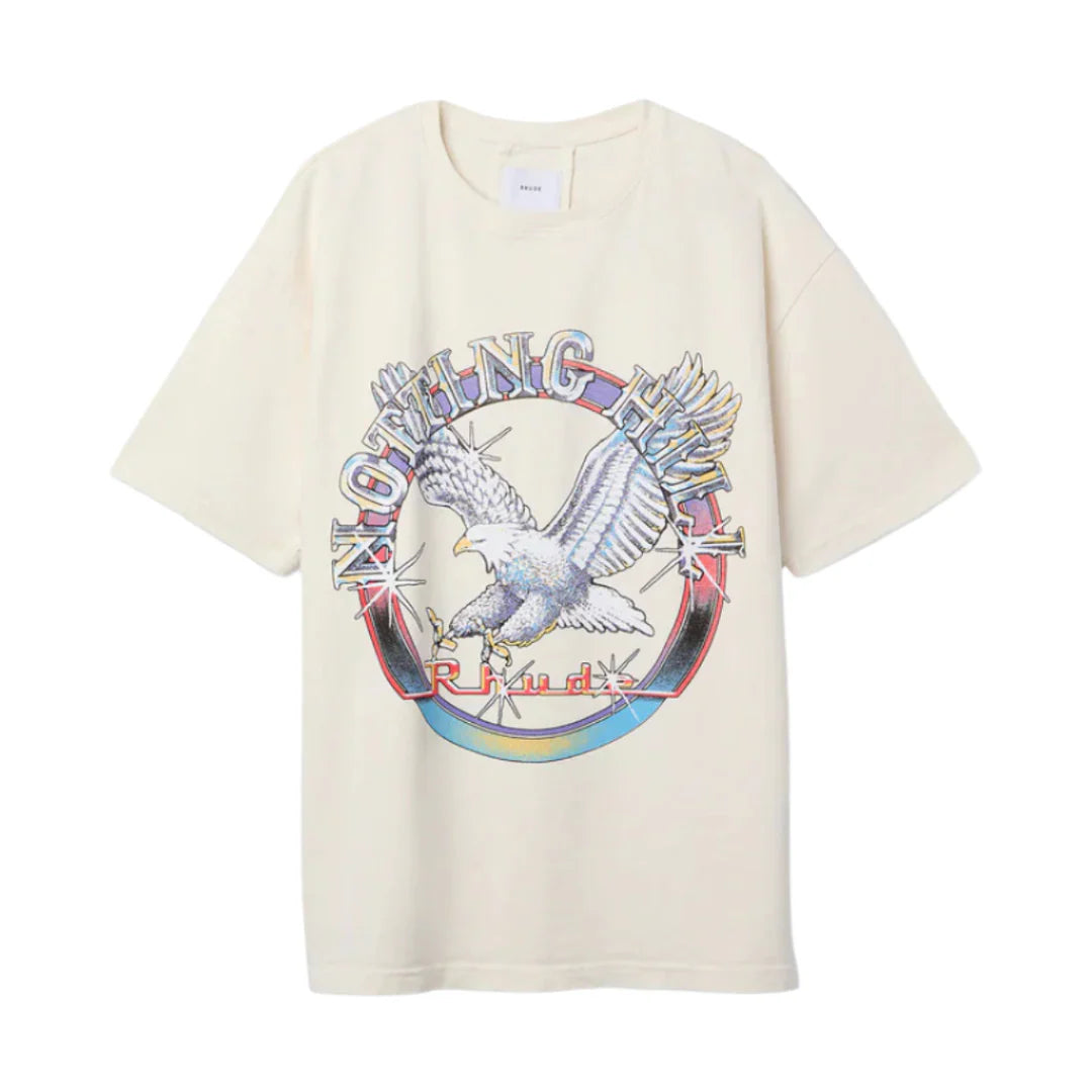Rhude Notting Hill Eagle Tee - Vintage White