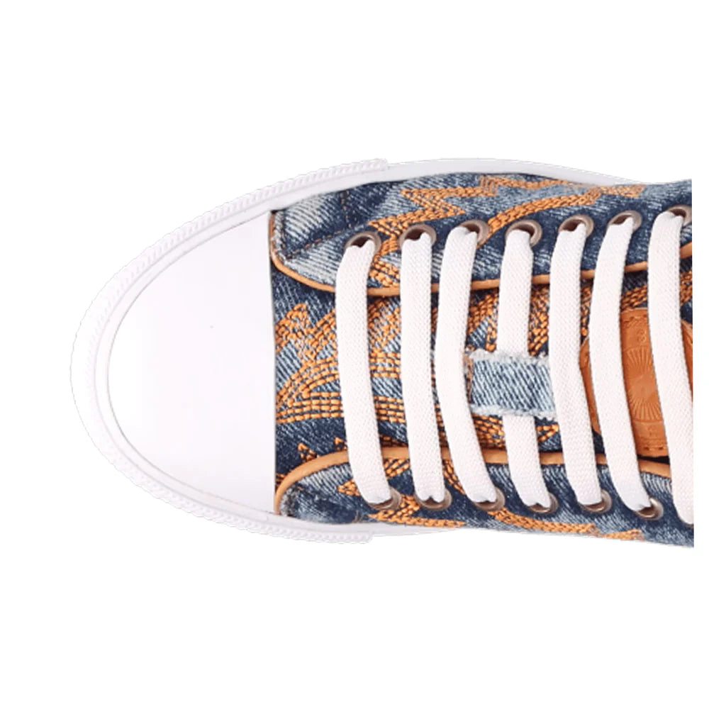 Campus Embroidered Lace Up Sneakers