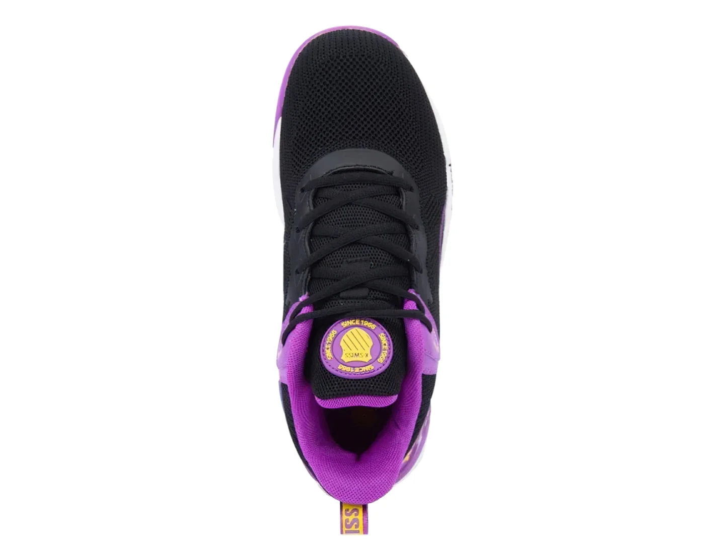 Tenis K Swiss Hoopster Negro y Morado para Hombre