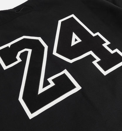 Kobe Mamba Mens Baseball Jersey Black White