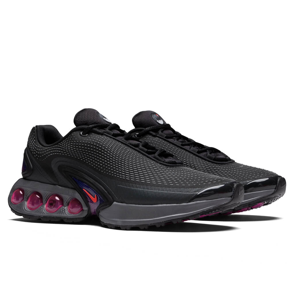 Air Max DN All Night Black Light Crimson Dark Smoke Grey
