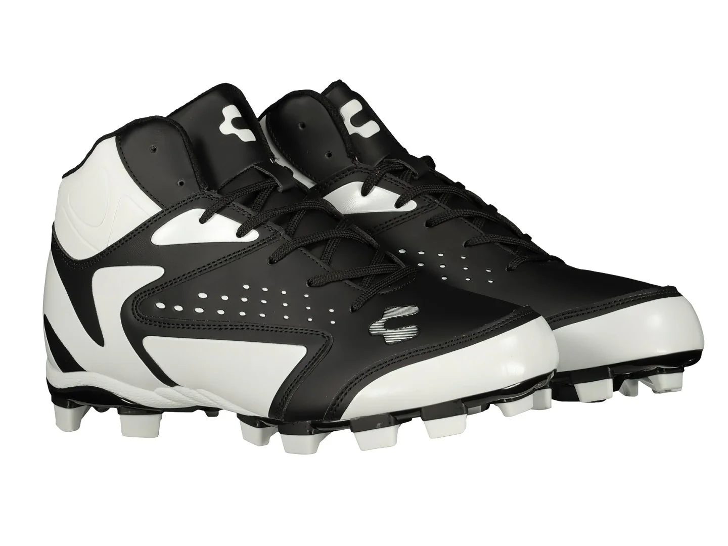 Tenis Charly para Béisbol Negro con Blanco para Hombre