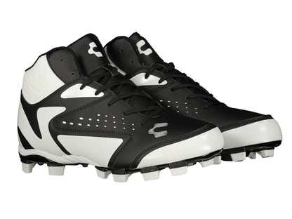 Tenis Charly para Béisbol Negro con Blanco para Hombre