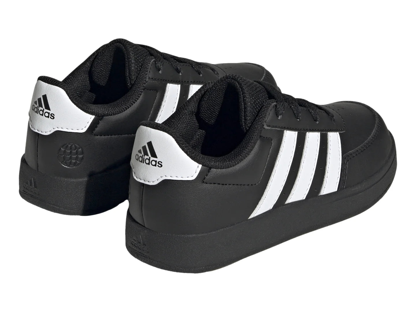 Tenis Adidas Breaknet 20 Negro y Blanco para Niño