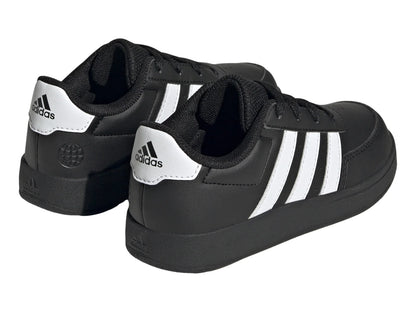 Tenis Adidas Breaknet 20 Negro y Blanco para Niño
