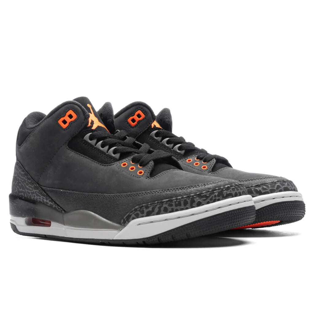 Air Jordan 3 Retro Fear Night Stadium Total Orange Black