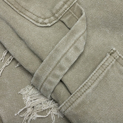 Ryan Double Knee Shorts Washed Olive