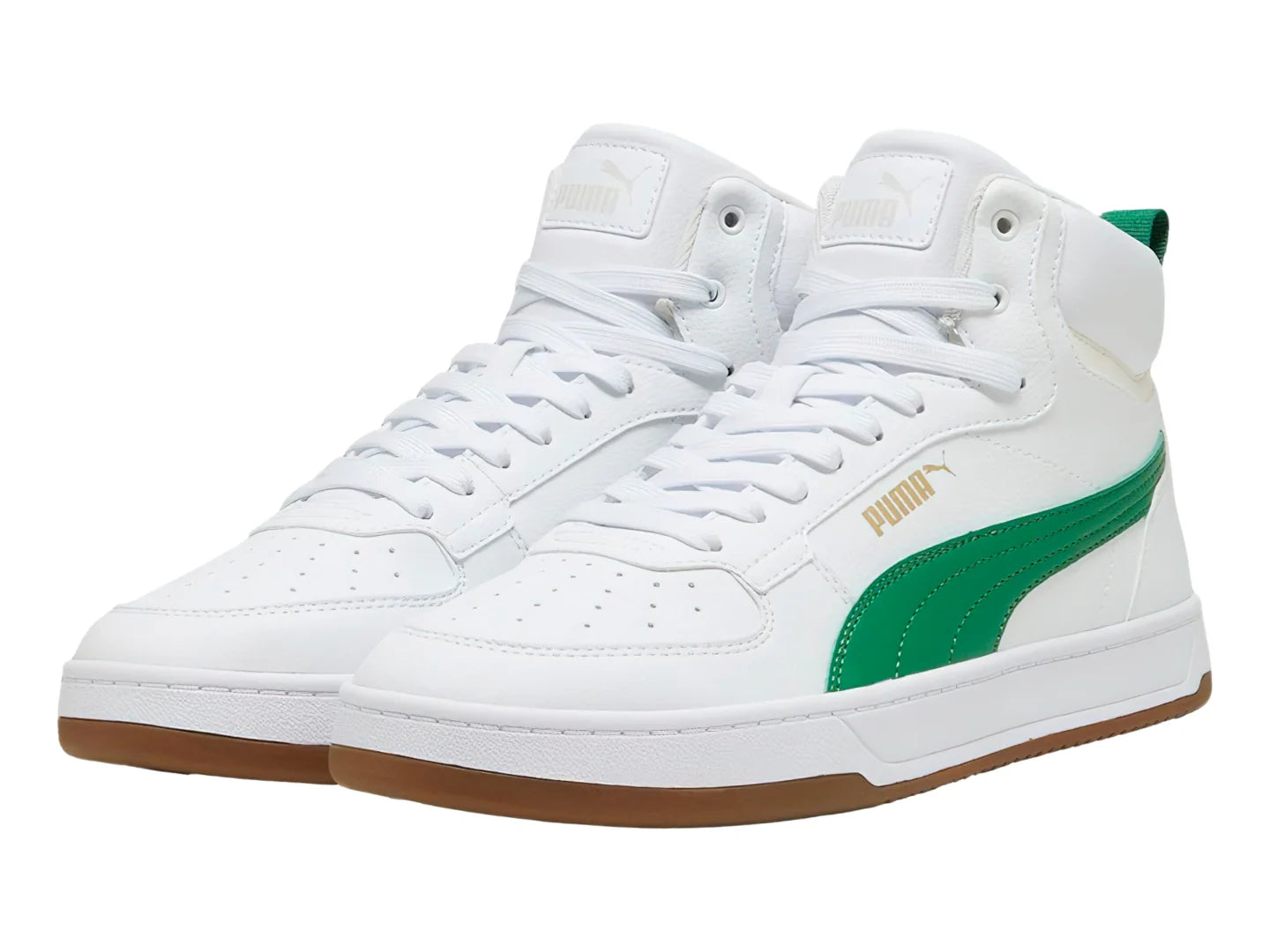 Tenis PUMA Caven 20 Mid Blanco y Verde para Hombre