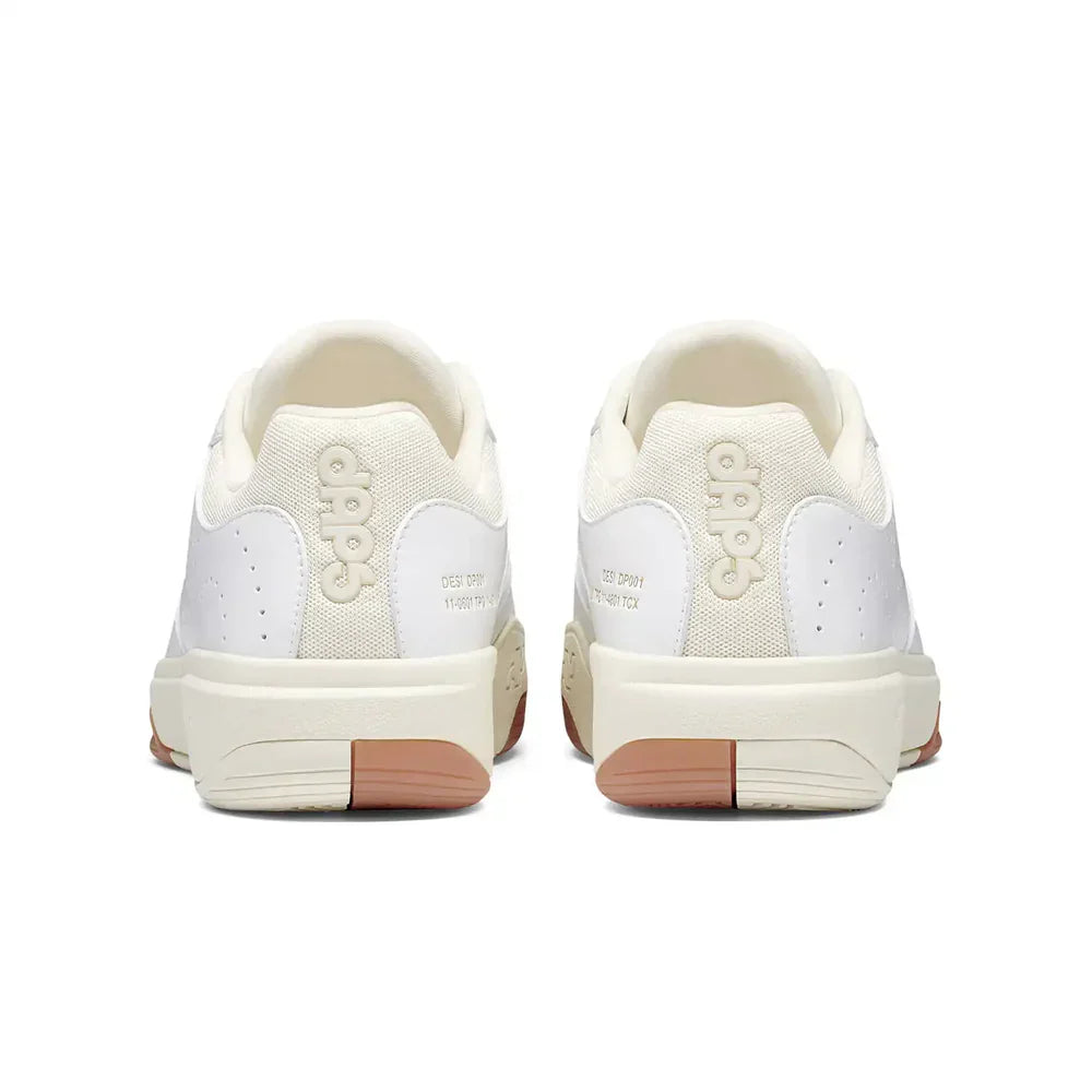 DAPS DESI Low White Cream Mens Pickleball Shoes