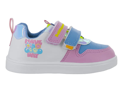 Tenis Buble Gummers Tiara Blanco y Rosa para Niña