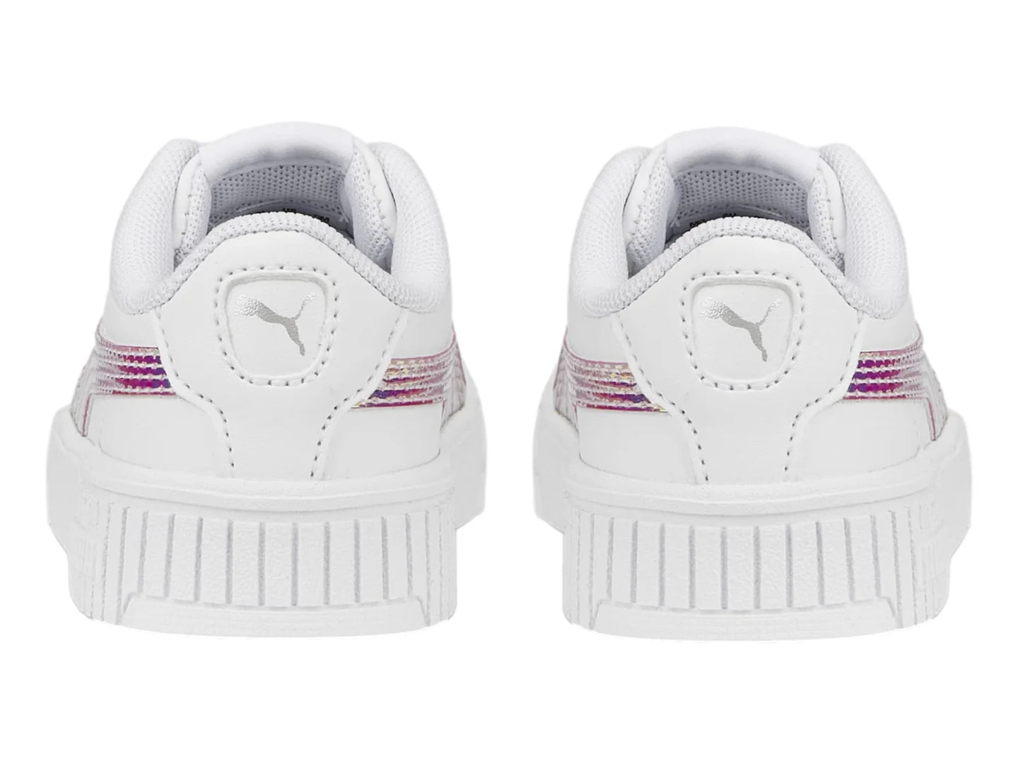 Tenis PUMA Carina 20 Holo Blanco y Plata para Niña