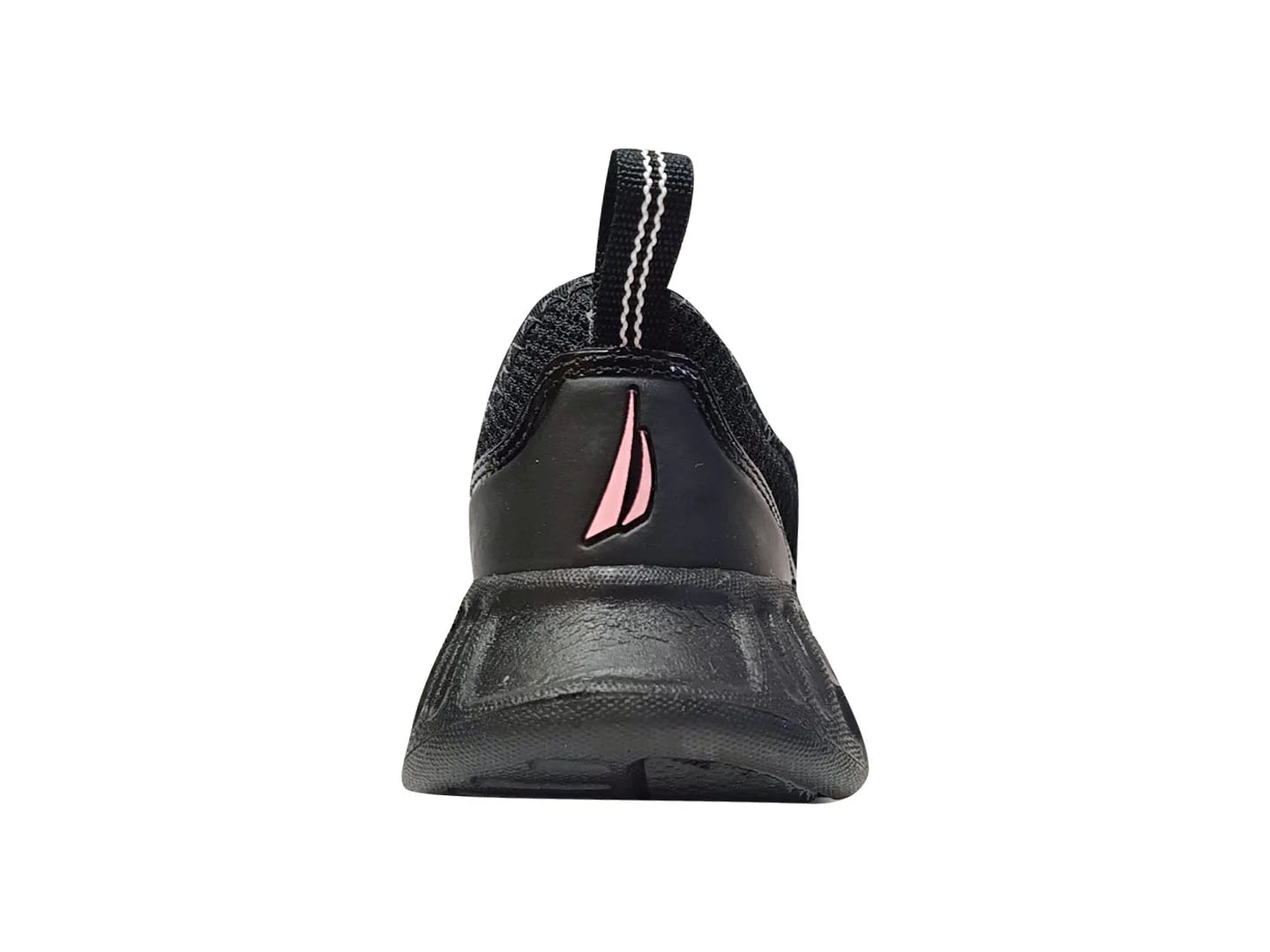 Tenis Nautica Negro Rosa para Niña