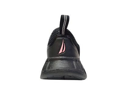 Tenis Nautica Negro Rosa para Niña