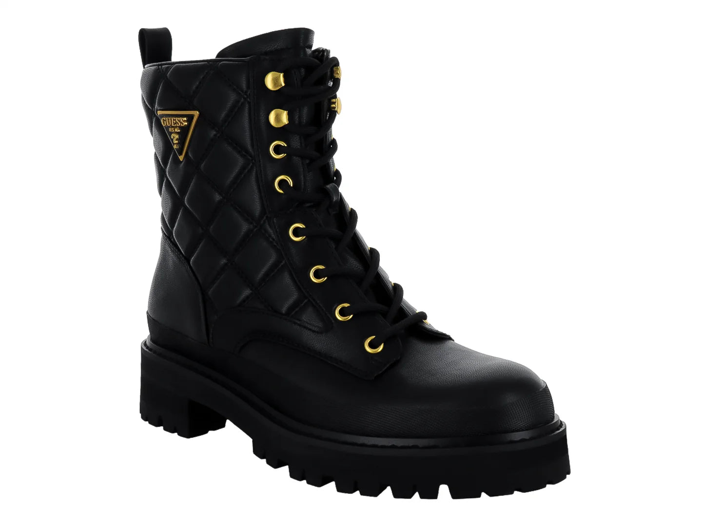 Botas Combat Guess Color Negro para Mujer