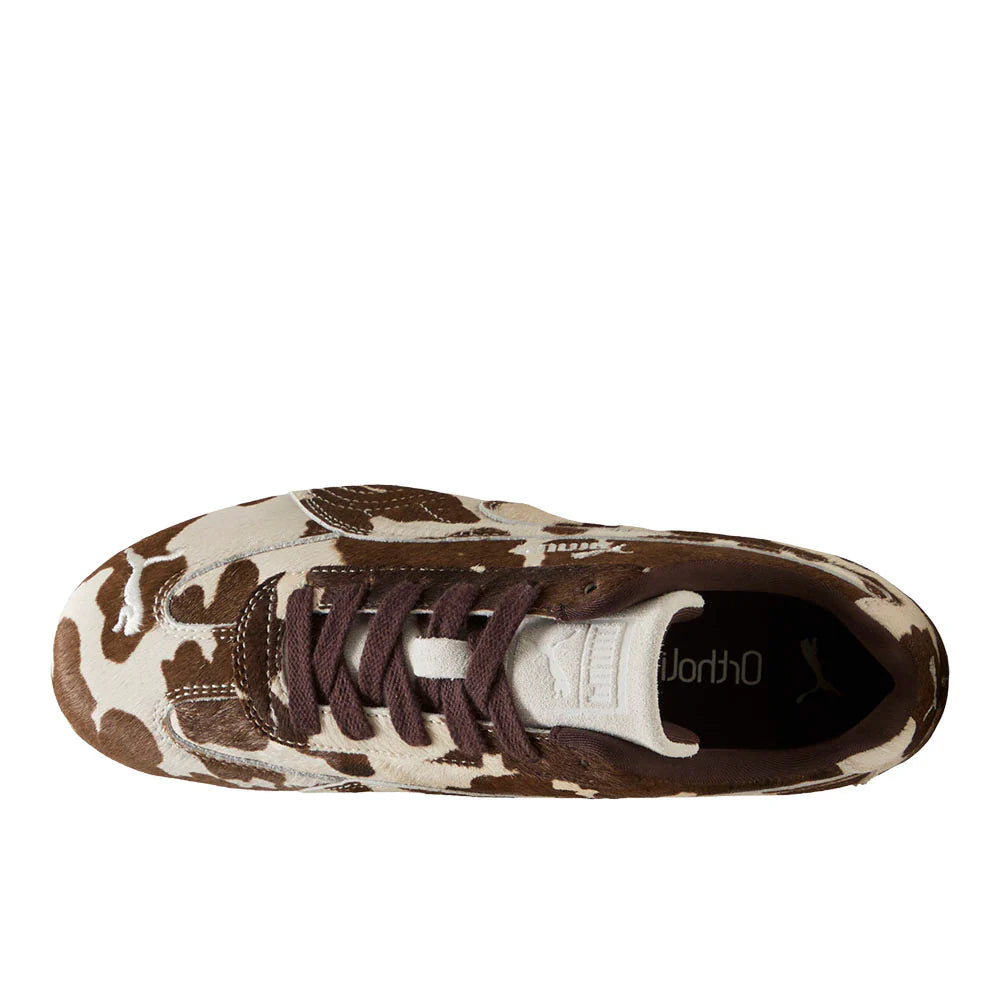 Speedcat Cow Print Lace Up Sneakers