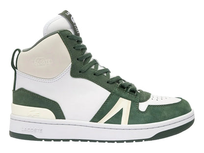 Tenis Lacoste L001 Mid Blanco y Verde para Mujer