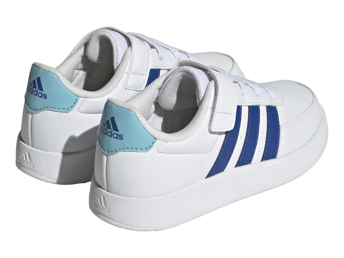 Tenis Adidas Breaknet 20 Blanco y Azul para Niña