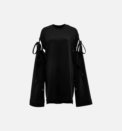 Puma Rihanna Fenty Sleeve Tie Sweatshirt Womens Black