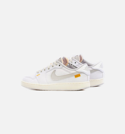 Union LA x AJKO 1 Low White Mens Lifestyle Shoe White Grey Limit One Per Customer