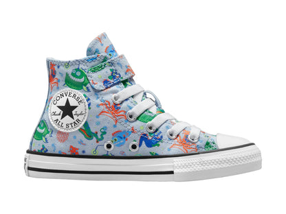 Tenis Converse Chuck Taylor All Star 1V Hi Azul para Niño