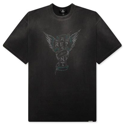 Westside T Shirt Stained Black