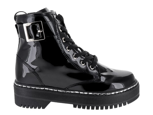 Botas MeliAna de Charol Negro para Niña