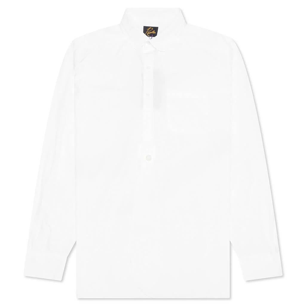 Double Round Collar Shirt Off White