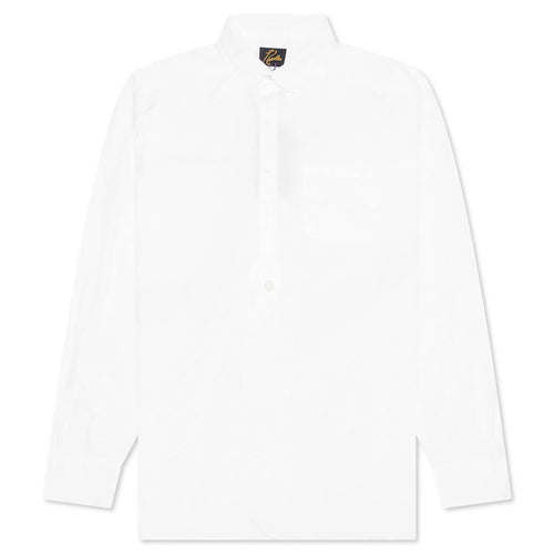 Double Round Collar Shirt Off White