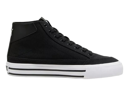 Tenis PUMA Court Classic Vulc Mid Negro y Blanco para Hombre