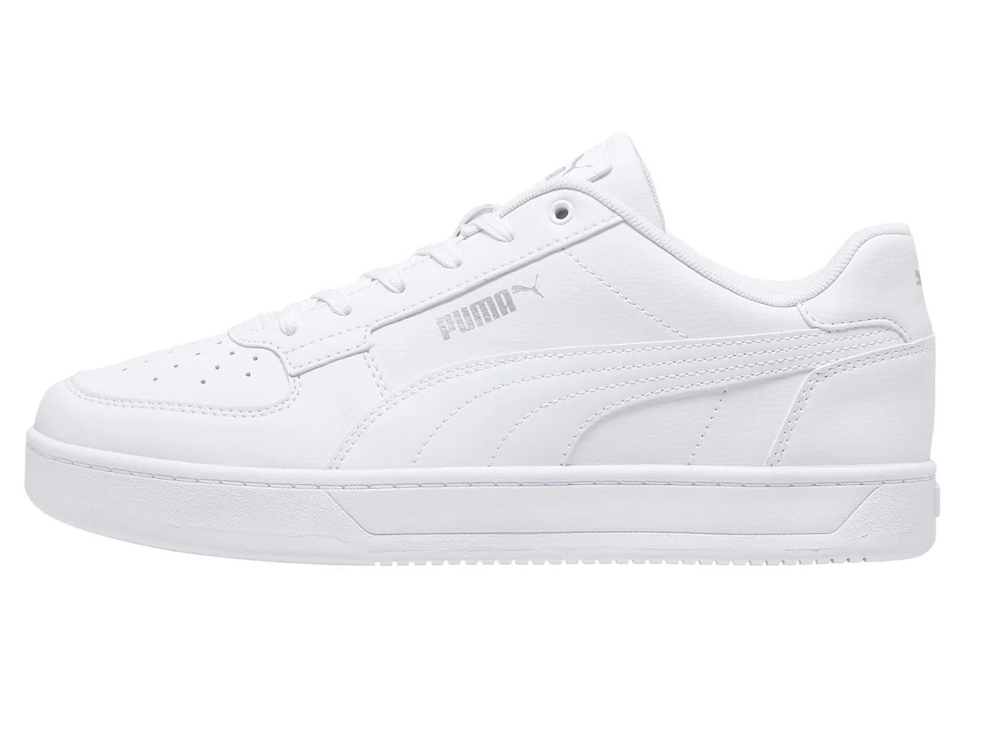 Tenis PUMA Caven 20 Blanco con Plata para Hombre