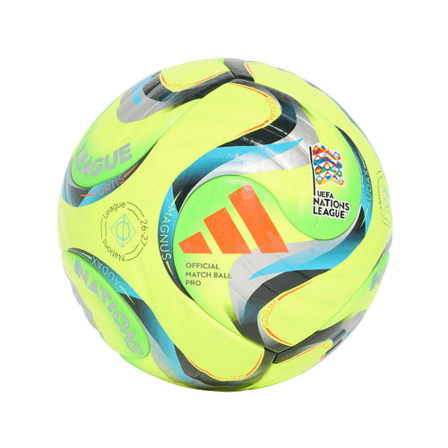 adidas UEFA Nations League 26 27 Pro Winter Soccer Ball White Silver